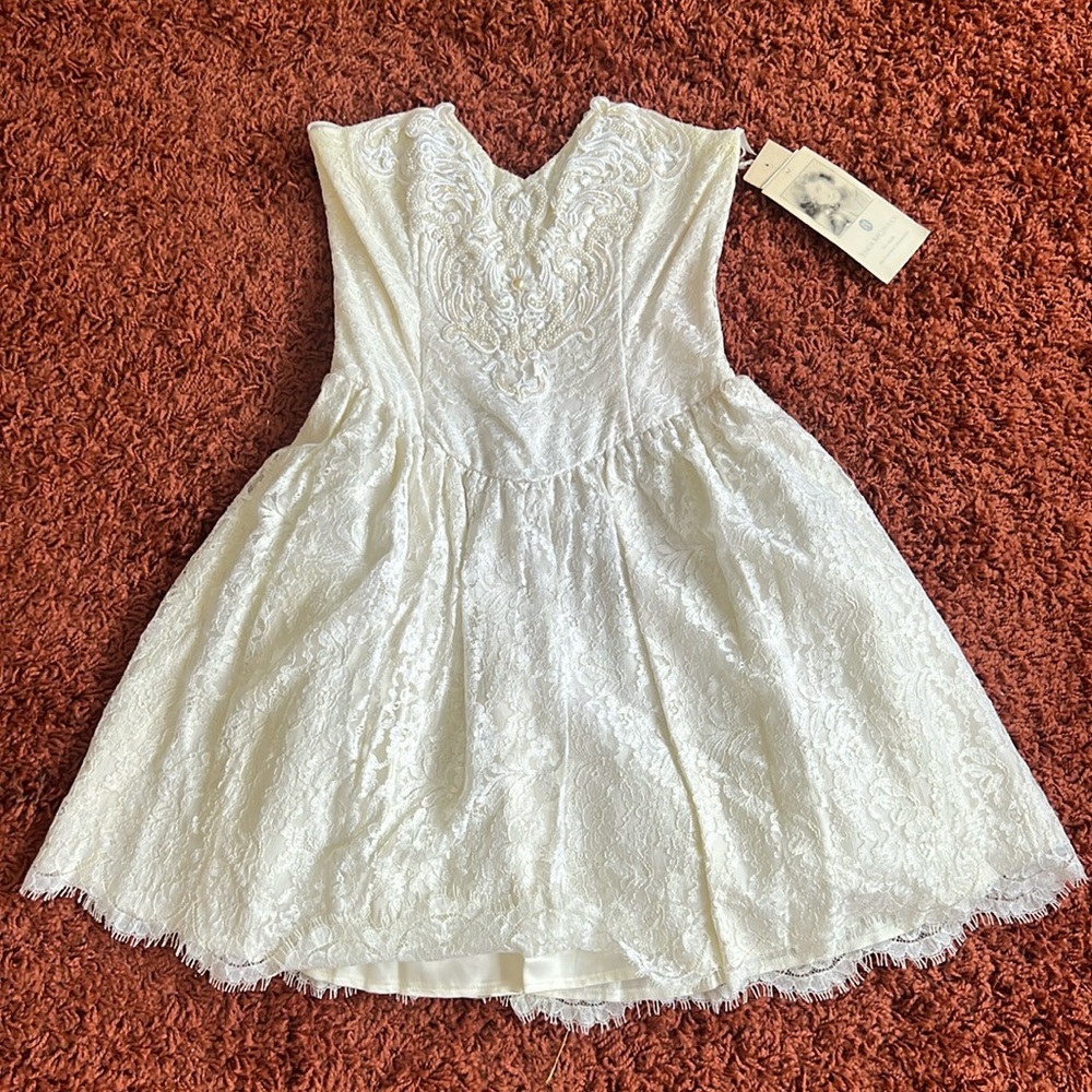RARE Gunne Sax Scott McClintock deadstock lace dress